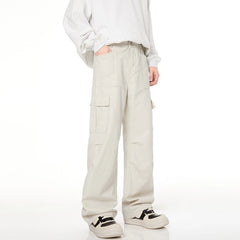 Jin Ivory Multi-Pocket Pants