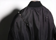 J-Hope Noir Studded Bomber Jacket