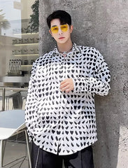 Jay White Heart Pattern Shirt