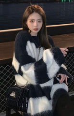 Jimin Striped Mohair Sweater