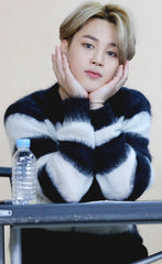 Jimin Striped Mohair Sweater