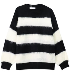 Jimin Striped Mohair Sweater