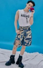 Jimin Combat Boots with Strap Pocket