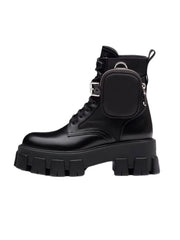 Jimin Combat Boots with Strap Pocket