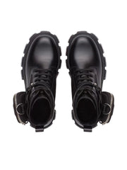 Jimin Combat Boots with Strap Pocket