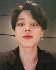 Jimin Silver Circle Knot Earrings