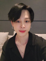 Jimin Silver Circle Knot Earrings