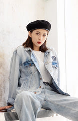 Jisoo Black Beret