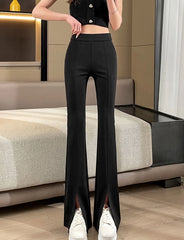 Jisoo Front Slit Pants