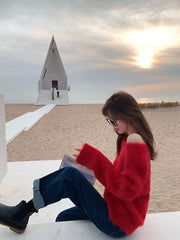 Jungwon Mink Sweater