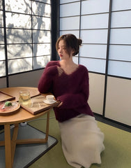 Jungwon Mink Sweater