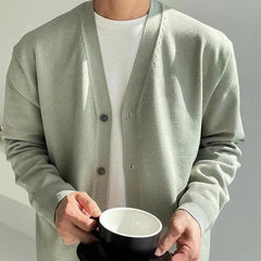 Suga Mint V-Neck Cardigan