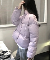 Wonyoung Lilac Puffer Jacket