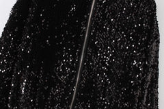 Liz Sparkly Sequin Cropped Jacket
