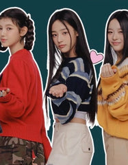 Minji Indigo Striped Cropped Cardigan