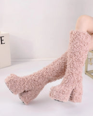 Ningning Fluffy Winter Boots