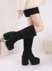Ningning Fluffy Winter Boots