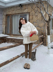 Jisung Plush Hooded Jacket