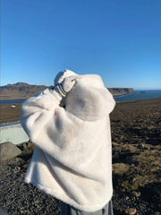 Jisung Plush Hooded Jacket