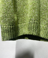RM Olive V-Neck Knit Sweater