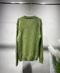 RM Olive V-Neck Knit Sweater