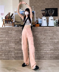 Hanni Blush Cargo Jeans