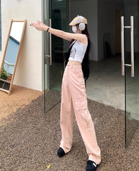 Hanni Blush Cargo Jeans