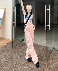 Hanni Blush Cargo Jeans