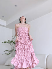 Asa Crumpled Puffy Dress