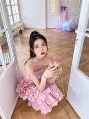 Asa Crumpled Puffy Dress