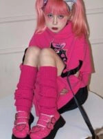 Ahyeon Ribbed Knit Leg Warmers