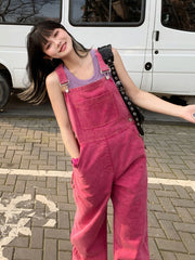 Chiquita Pink Denim Overalls