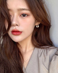RM Silver Chunky Hoop Earrings