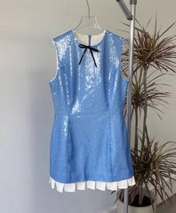 Rami Sequin Embellished Dress