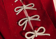 Ahyeon Corset Bowknot Accent Top