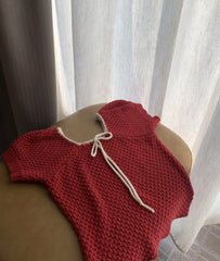 Eunchae Tie-Front Knit Top