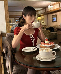 Eunchae Tie-Front Knit Top