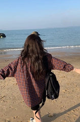 Yunjin Retro Plaid Shirt