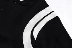 White Lined Baseball Jacket