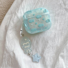 Blue Fish Star AirPods Case