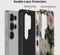 BloomGuard Floral Armor Case