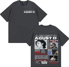 AgustD™ 2025 Tour Graphic Oversized Vintage T-Shirt