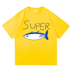 SuperTuna™ Retro Kawaii Cotton T-Shirt Harajuku Style