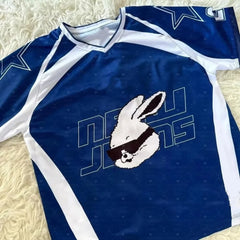 Rabbit Club™ Y2K Jersey Tee