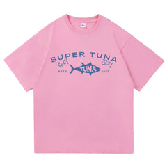 SuperTuna™ Retro Kawaii Cotton T-Shirt Harajuku Style