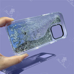 Black Swan Quicksand Glitter Case