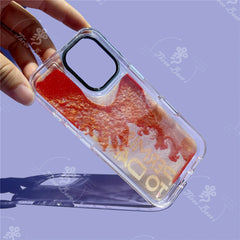 Black Swan Quicksand Glitter Case