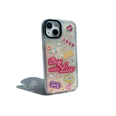 Black Swan Quicksand Glitter Case