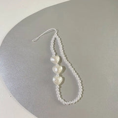 Pearl Bow Bear Phone Chain