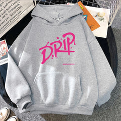 BABYMONSTER “DRIP Album” Retro Harajuku Oversized Hoodie
